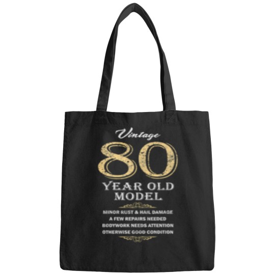 Discover 80Th-Birthday---Funny-Gift-Idea T-Shirt Bags