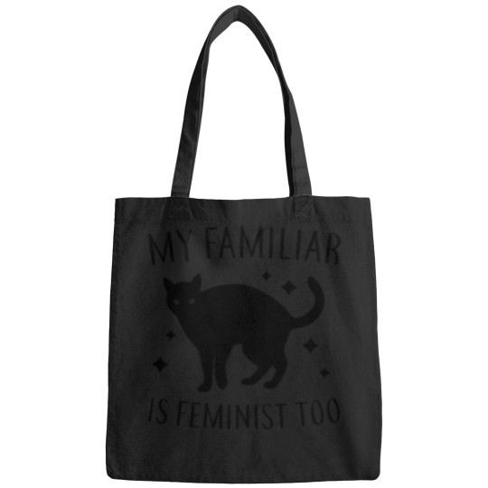 Discover My Familiar Is Feminist Too Bags