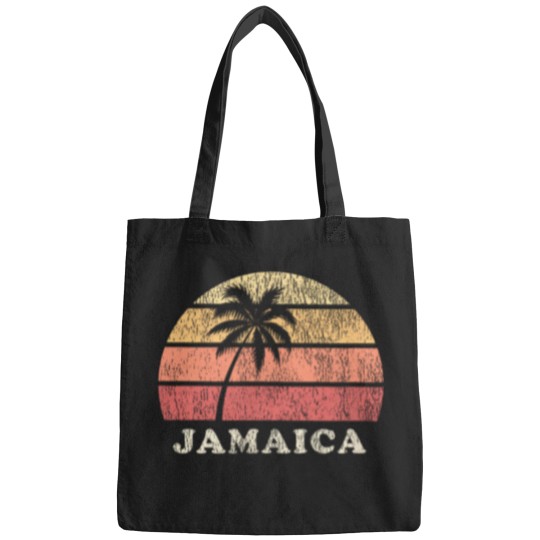 Discover Jamaica-Vintage-70S-Retro-Throwback-Design-T-Shirt Bags