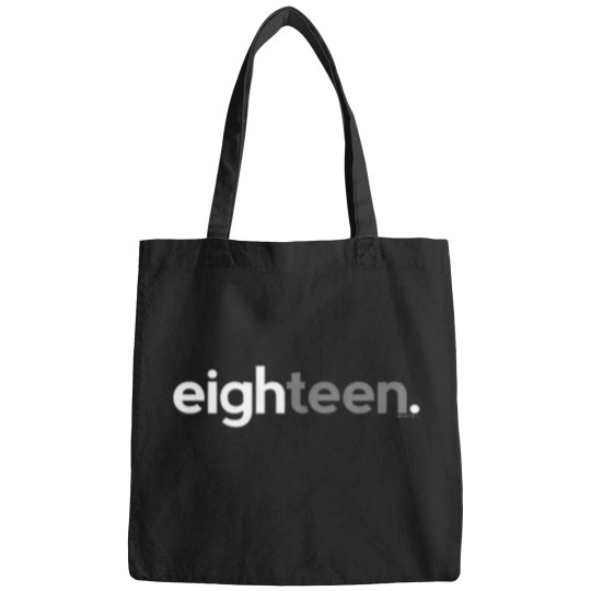 Discover 18Th-Birthday-For-Boys-Eighteen-Him-Age-18-Year-Party-Teen-T-Shirt Bags