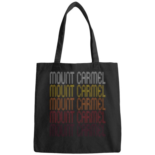 Discover Mount-Carmel-Pa--Vintage-Style-Pennsylvania-T-Shirt Bags