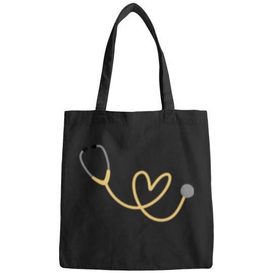 Discover Yellow Heart Stethoscope actives Bags