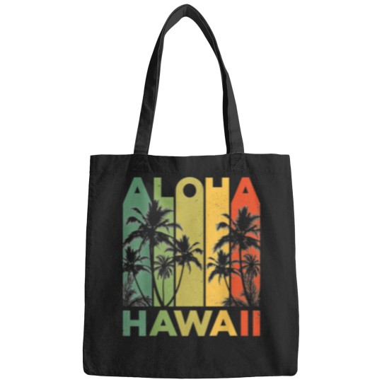 Discover Aloha Hawaii Hawaiian Island T shirt Vintage 1980s Throwback Bags