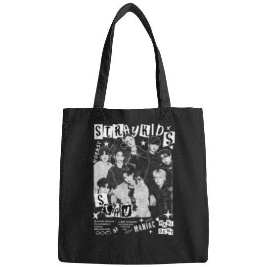 Discover Vintage Stray Kids World Tour 2025 Comfort Color Bags Maniac Kpop Concert Fan Made 2025 Bags