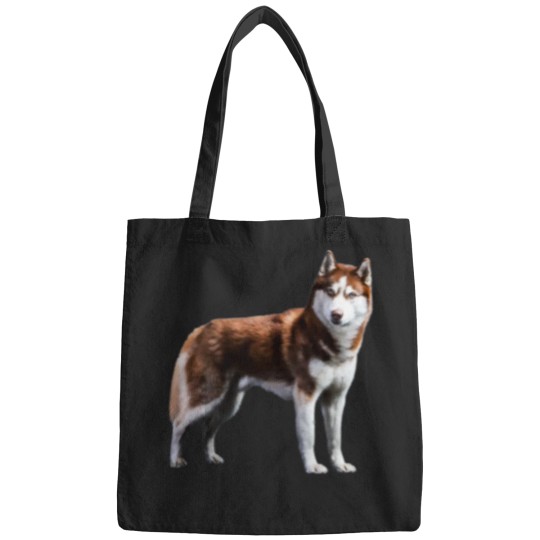 Discover Siberian Husky Red Husky Wolf Dog Bags