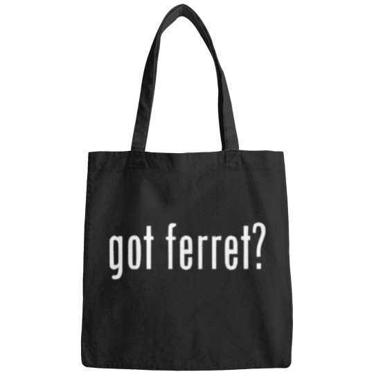 Discover Got Ferret ? Bags Bags Bags Gildan Free Sticker Cotton