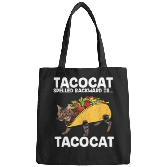 Discover Funny Taco Cat Vintage Bags