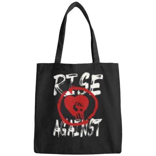 Discover rise against band Bags