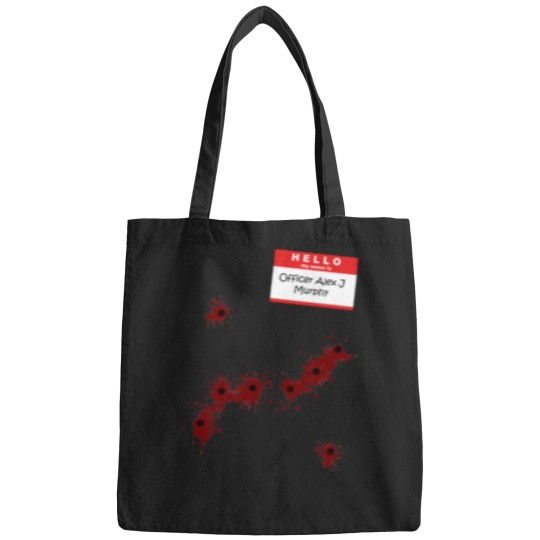 Discover Hi my name is Officer Alex Murphy Baseball Sleeve T-Shirt Bags