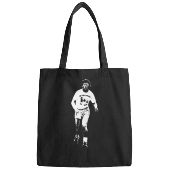 Discover Terry Fox  Keep Running  The White Stencil Bags