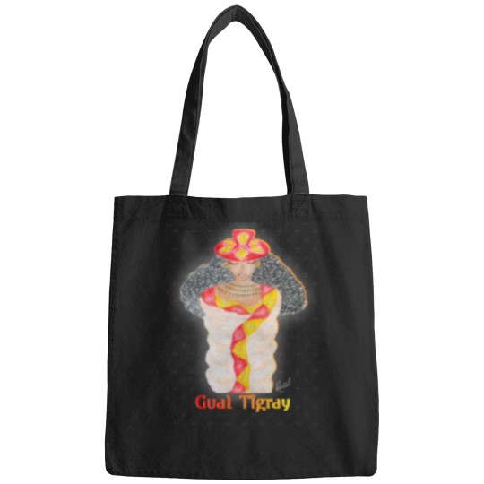 Discover Gual Tigray with Netsella Fitted V-Neck Bags