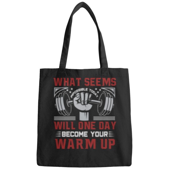 Discover Quote Warm Up Gym Design Once You See Results it Becomes An Addiction(1) Bags