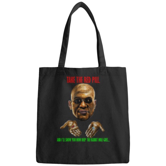 Discover Morpheus (The Matrix), Take the red pill. Oversized Bags