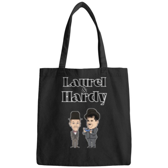 Discover 9063-Stan--Ollie---Slapstick-Clowns-In-Pixel T-Shirt Bags