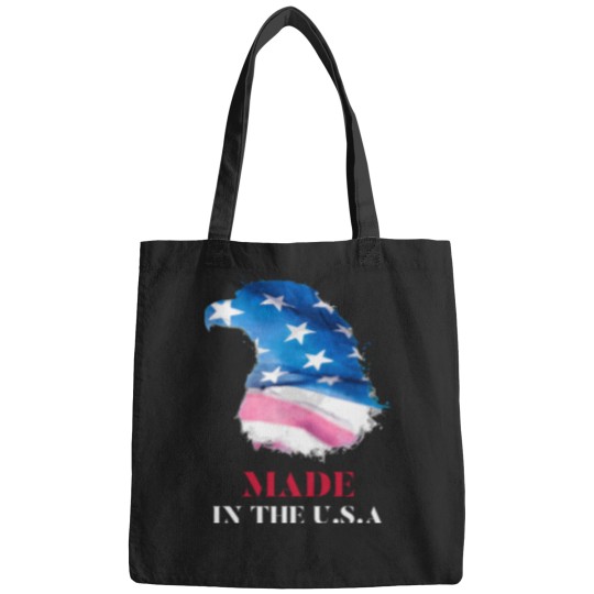 Discover Made-In-The-U.S.A T-Shirt Bags