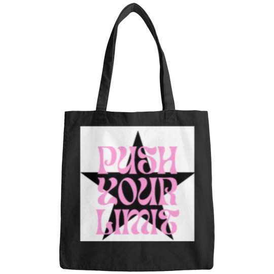 Discover Push-Your-Limit T-Shirt Bags