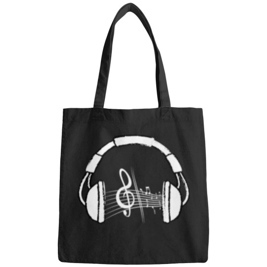 Discover Vibing-In-Headphones T-Shirt Bags
