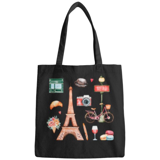 Discover Welcome-To-Paris T-Shirt Bags