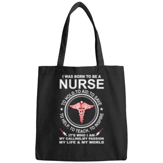 Discover Born-To-Be-A-Nurse.-U-Rn-Good-Hands-Active-T-Shirt Bags