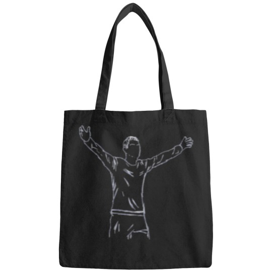 Discover Cristiano-Ronaldo-Sketch-Baseball--Sleeve-T-Shirt Bags