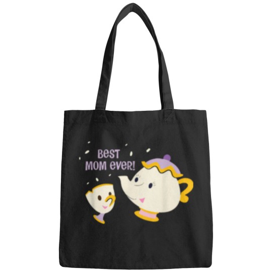 Discover Disneyyy-Beauty-And-The-Beast-Mrs-Potts-And-Chip-Best-Mom-Ever-T-Shirt Bags