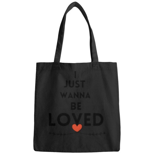 Discover I just wanna be loved qoute feeling let down cute sad panda, i wanna feeling love T-Shi Bags
