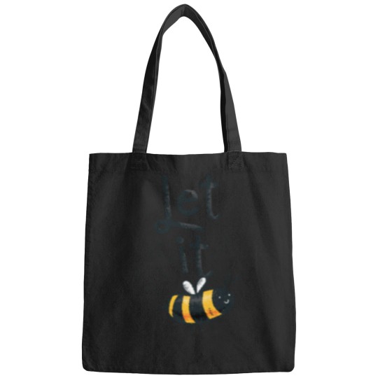 Discover Let-It-Bee-(8) T-Shirt Bags