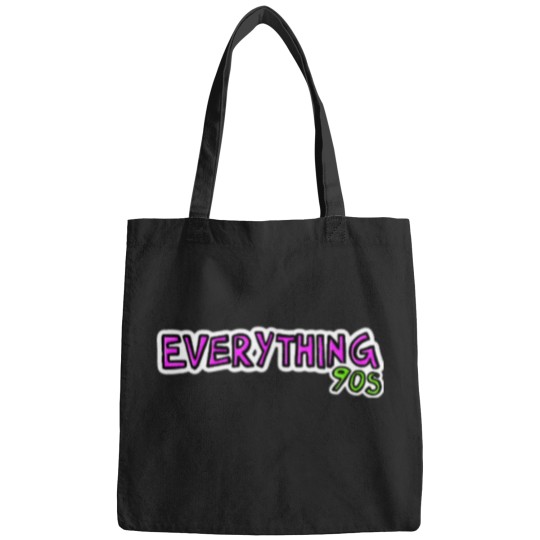 Discover 1933-Everything-90S-Podcast-Title-Logo T-Shirt Bags