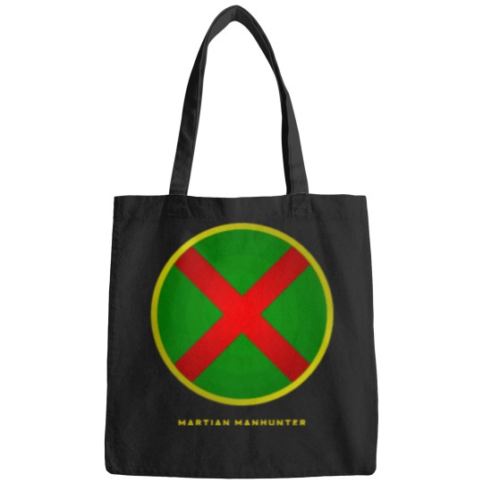 Discover 830-Martian-Manhunter-New-Logo-Design T-Shirt Bags