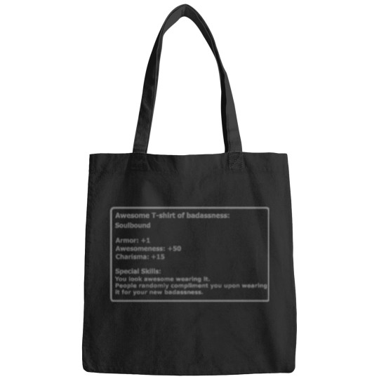Discover Awesome-T-Shirt-Of-Badassness.-Baseball--Sleeve-T-Shirt Bags