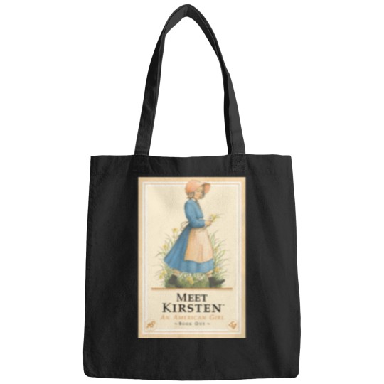 Discover American-Girl---Meet-Kirsten-Book-Cover-T-Shirt Bags