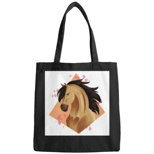 Discover Buckskin Horse Portrait Bags
