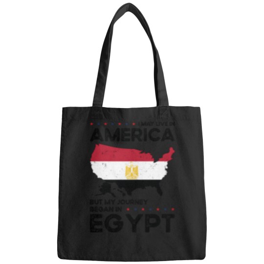 Discover Egyptian American Patriot Usa Grown Egypt Us Flag Bags