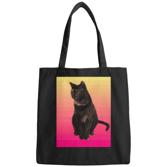 Discover Pretty-Little-Tortie T-Shirt Bags