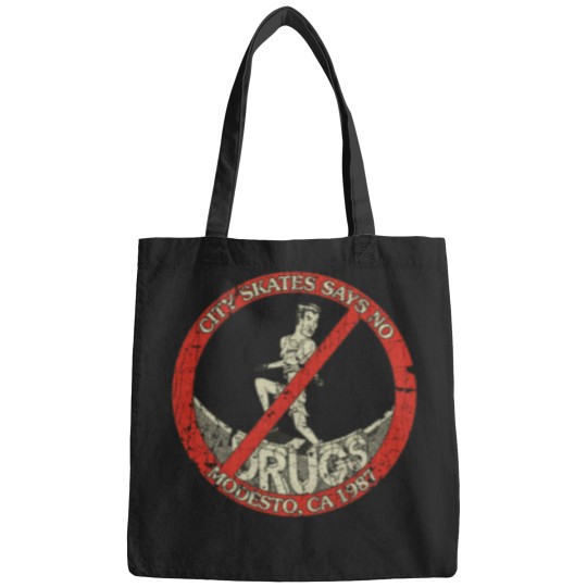 Discover City Skates Says No To Drugs 1987 Bags