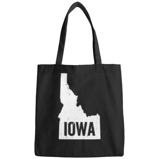 Discover Idaho-Iowa-Funny-Geography-Mix-Up-T-Shirt Bags