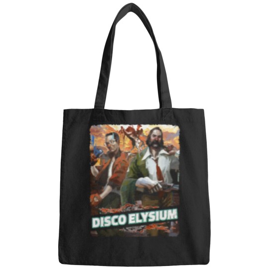 Discover Gifts For Men Disco Gaming Elysium Graphic For Fan Bags