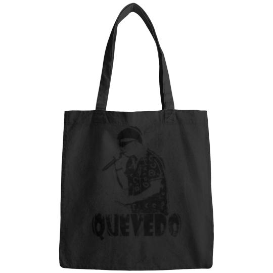 Discover Black-And-White-Quevedo-Design T-Shirt Bags