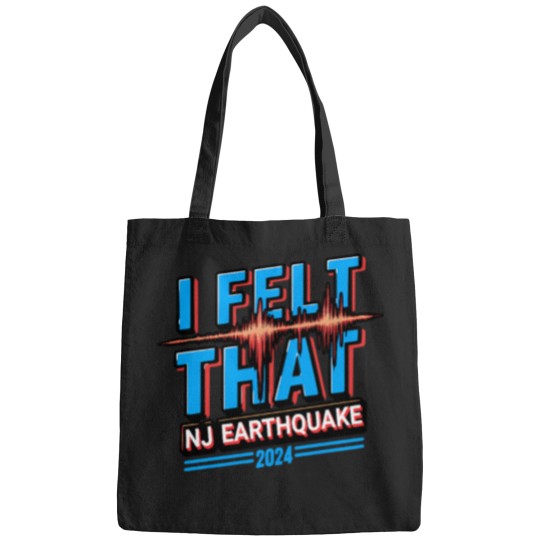 Discover NJ Earthquake 2024: Stay Safe T-Shirt Bags