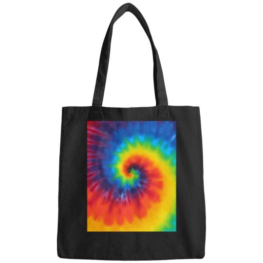 Discover Tie-Dye-Swirl-Rainbow T-Shirt Bags