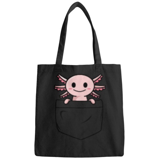 Discover Axolotls in pocket Essential Bags