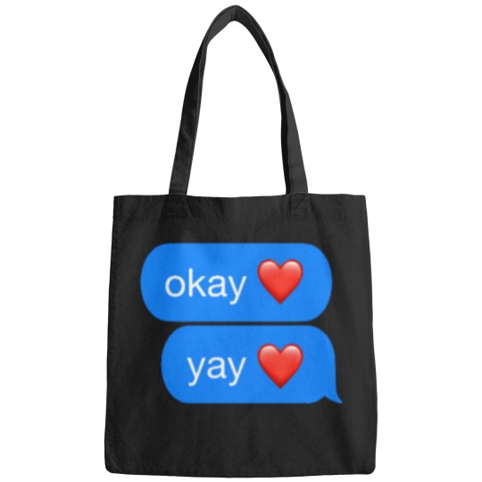 Discover Okay Yay memes Okay Yay heart Classic Bags
