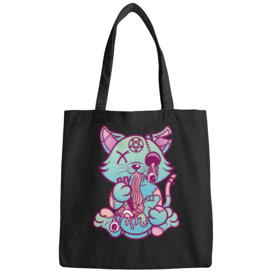 Discover 3037 Anime Aesthetic Pastel Goth Ramen Noodle Cat Gifts Bags