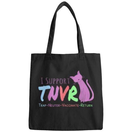 Discover TNVR Feral Cat Advocate Cat Lover Support TNVR Bags