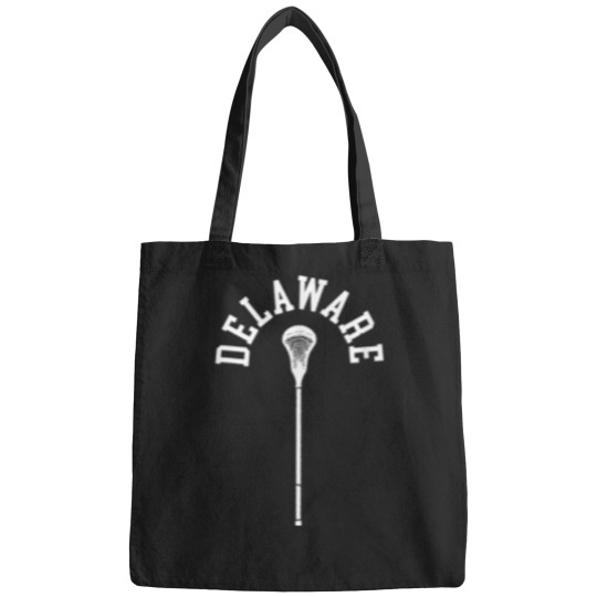 Discover Delaware Minimalist Vertical Lacrosse Stick Retr Bags