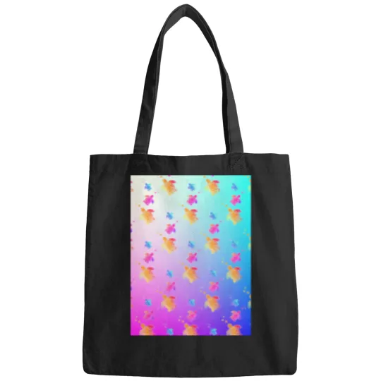 Discover Colorful Turtles Pattern- Bags