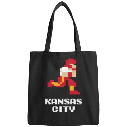 Discover footballs Kansass City 8 bits Classic Bags