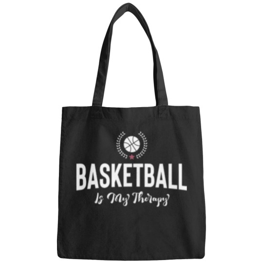 Discover Basketball is my therapy Bags