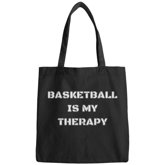 Discover Basketball Is My Therapy Apparel Bags