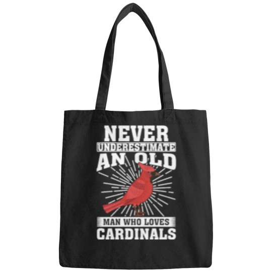 Discover Never Underestimate An Old Man Who Loves Cardinals Bags